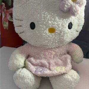 Hello Kitty Pink and White Plush Doll with Sparkly Finish